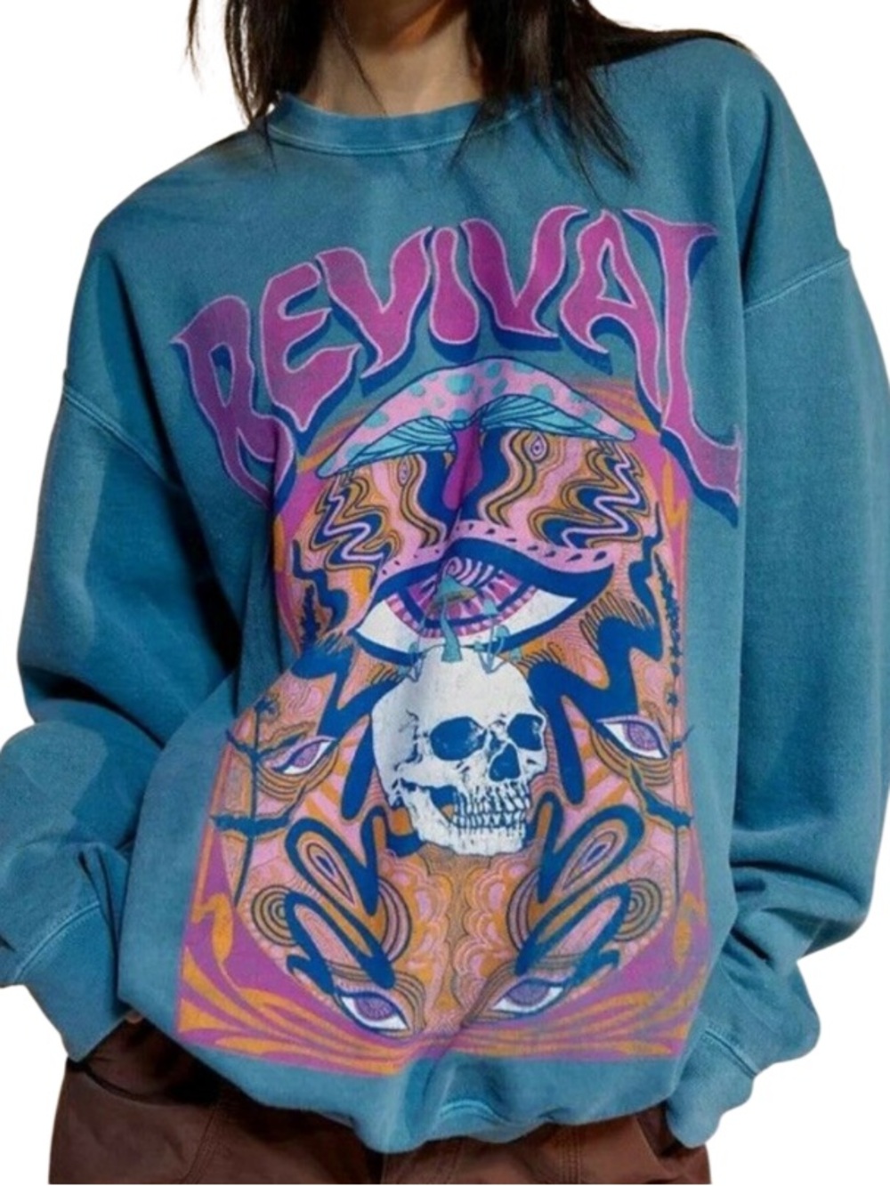 Project Social T Revival Pullover Sweatshirt from Urban Outfitters S/M